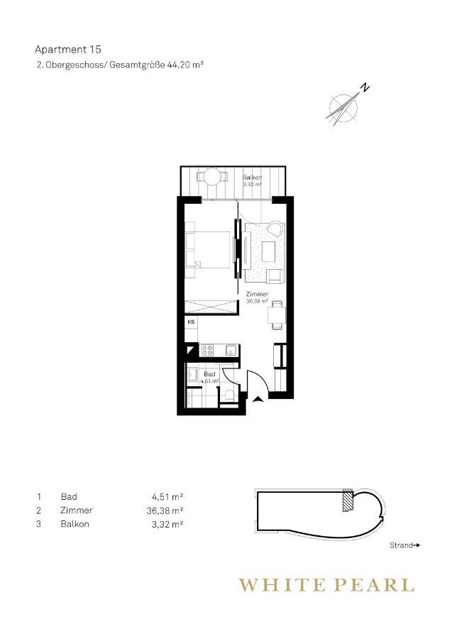 White Pearl Apartment 2.15 Timmendorfer Strand Exteriör bild